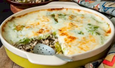 Запеканка с молодой капустой и мясом - простой рецепт